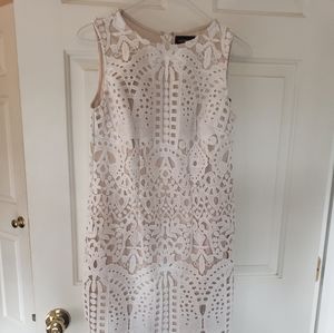 White/cream lace dress by Liz claiborne